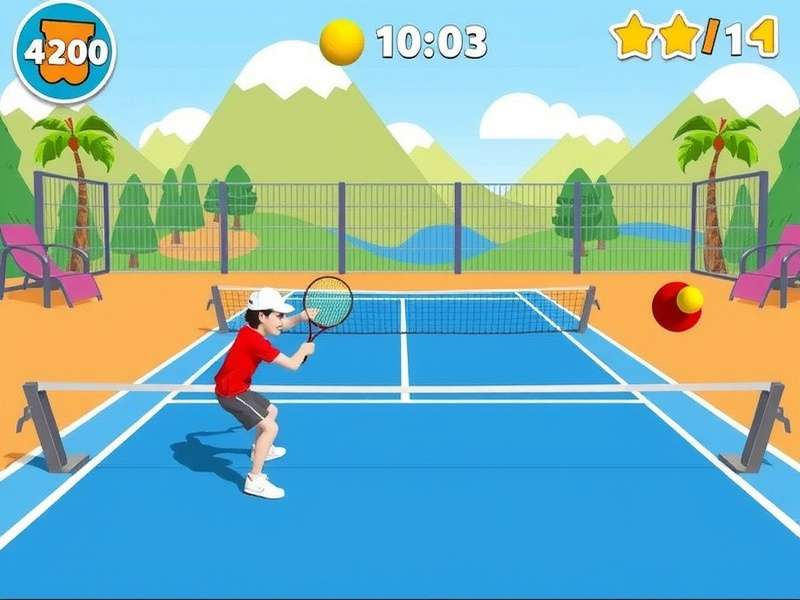 Kulfi Tennis Ace Gameplay Screenshot